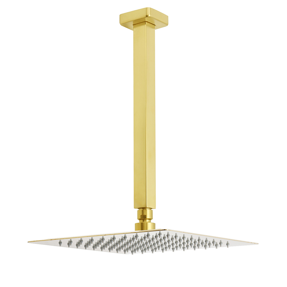 Brushed Gold Square 10