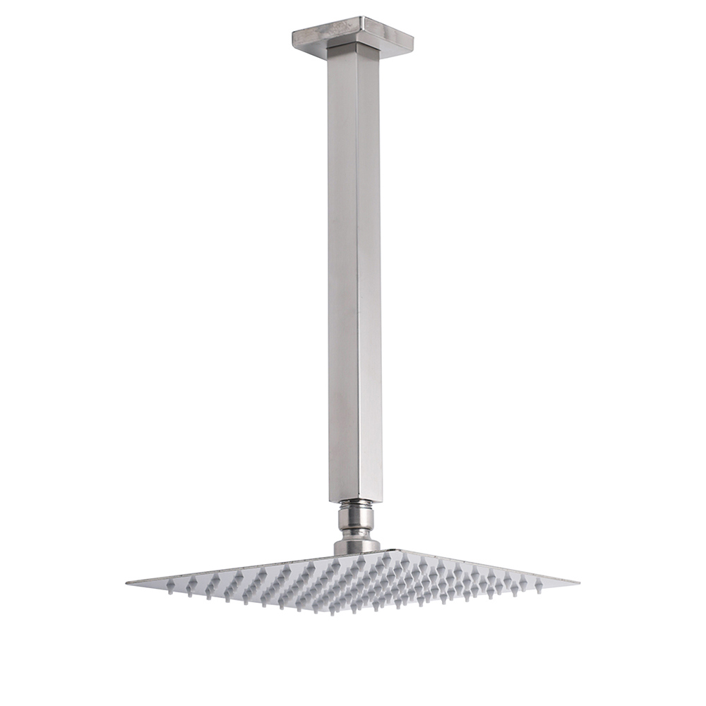 Brushed Nickel Square 8