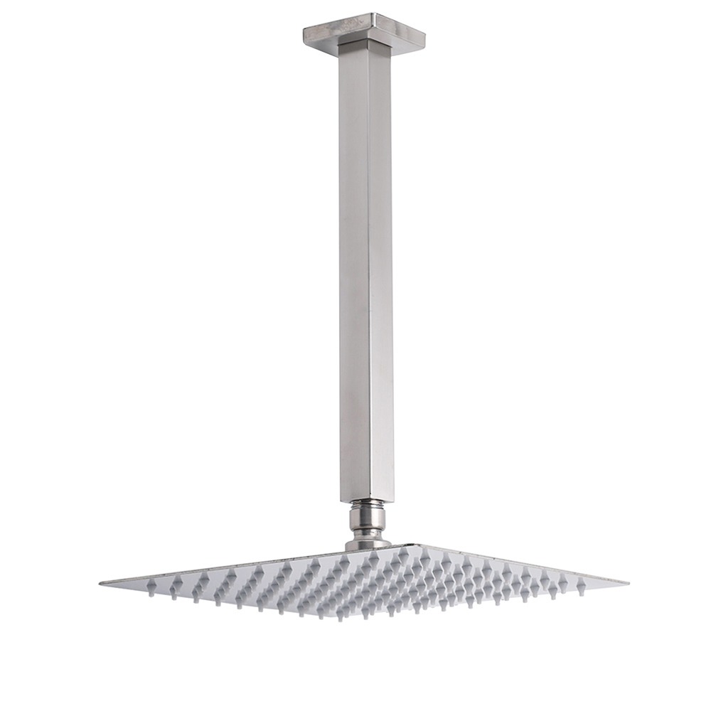 Brushed Nickel Square 10