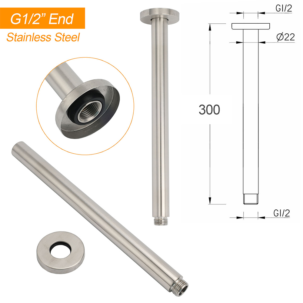 Brushed Nickel Round 8