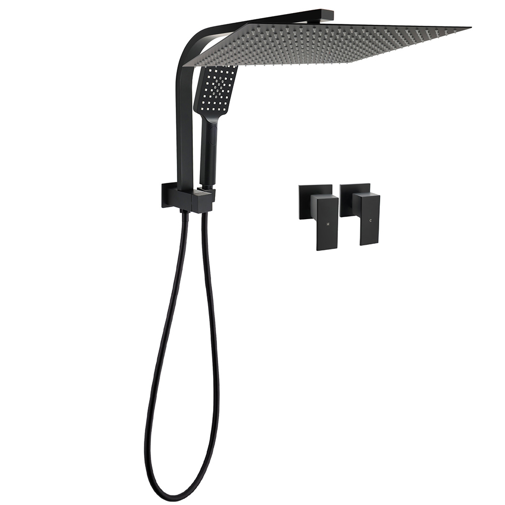 Matt Black 2in1 Set 16