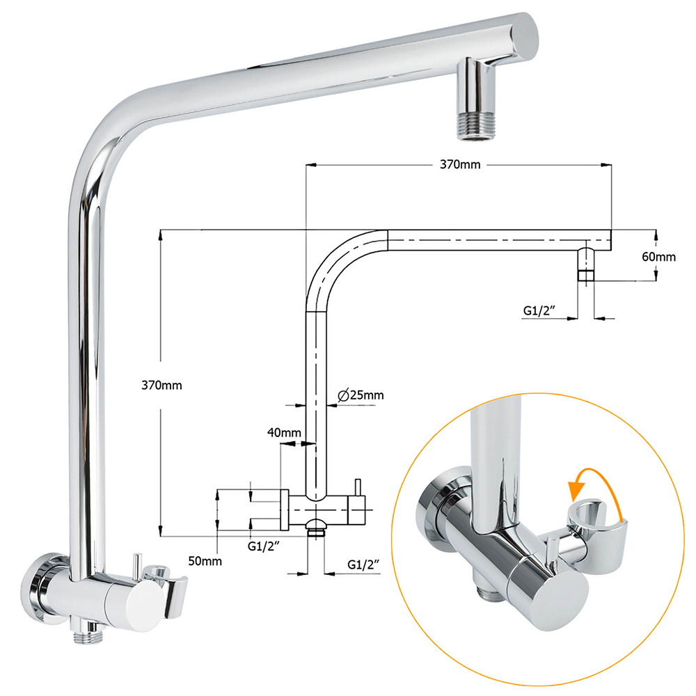 WELS Twin Shower 8