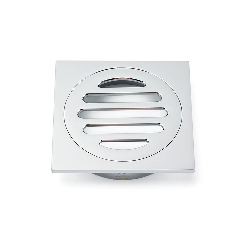 Watermark Stainless Steel 85x85mm Small Square Shower Grate Floor Drain 72mm Outlet - Image 1