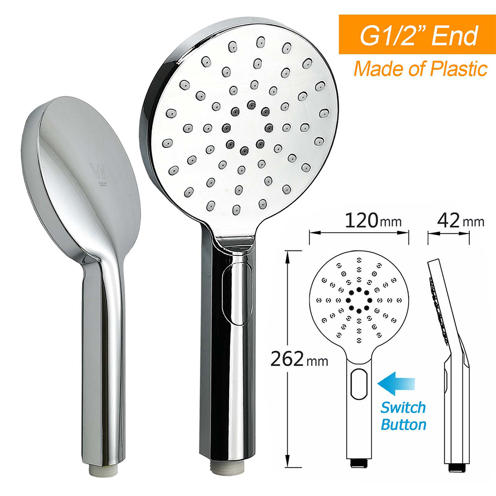 WELS Twin Shower Set Large Round 12