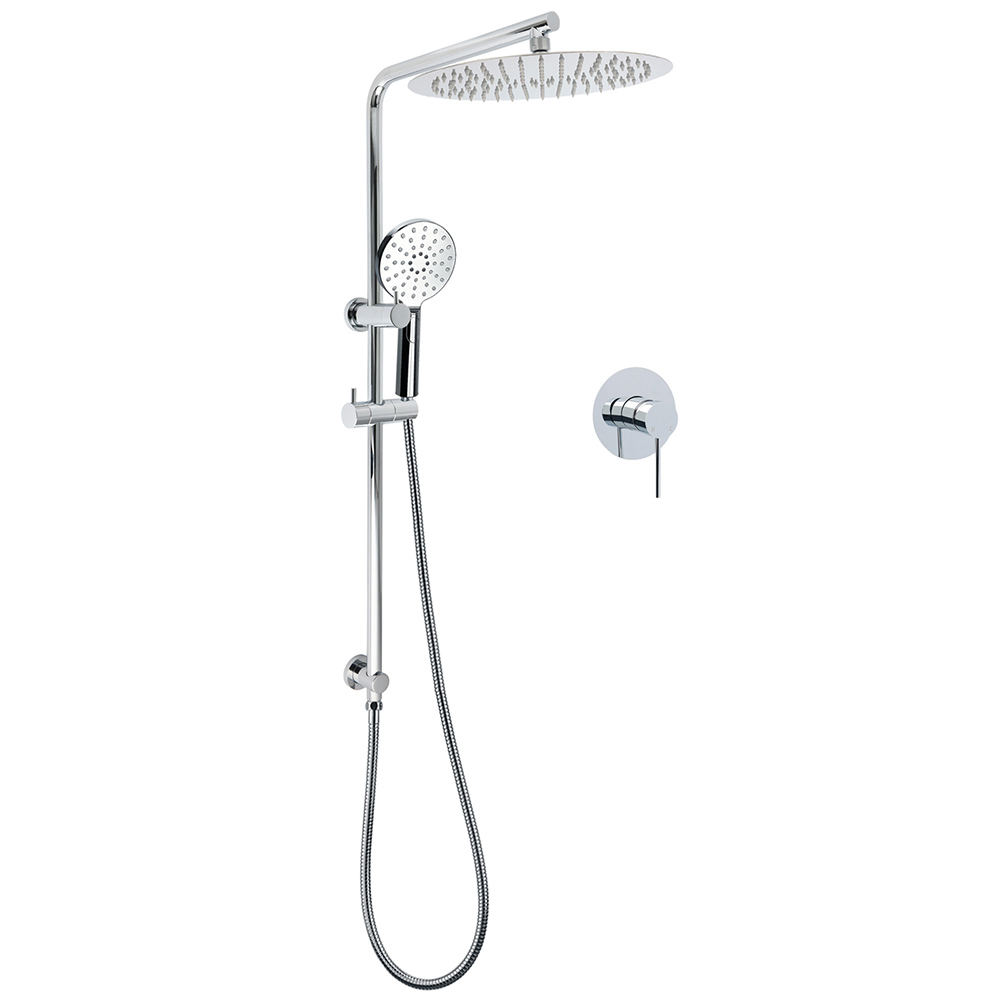 WELS Twin Shower Set Large Round 12