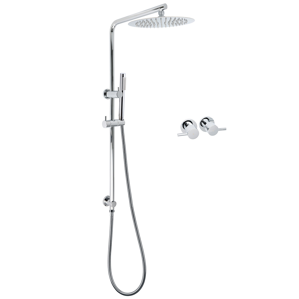 WELS 2 In 1 Shower Head Set Sliding Rail 3 Mode Handheld Arm 10