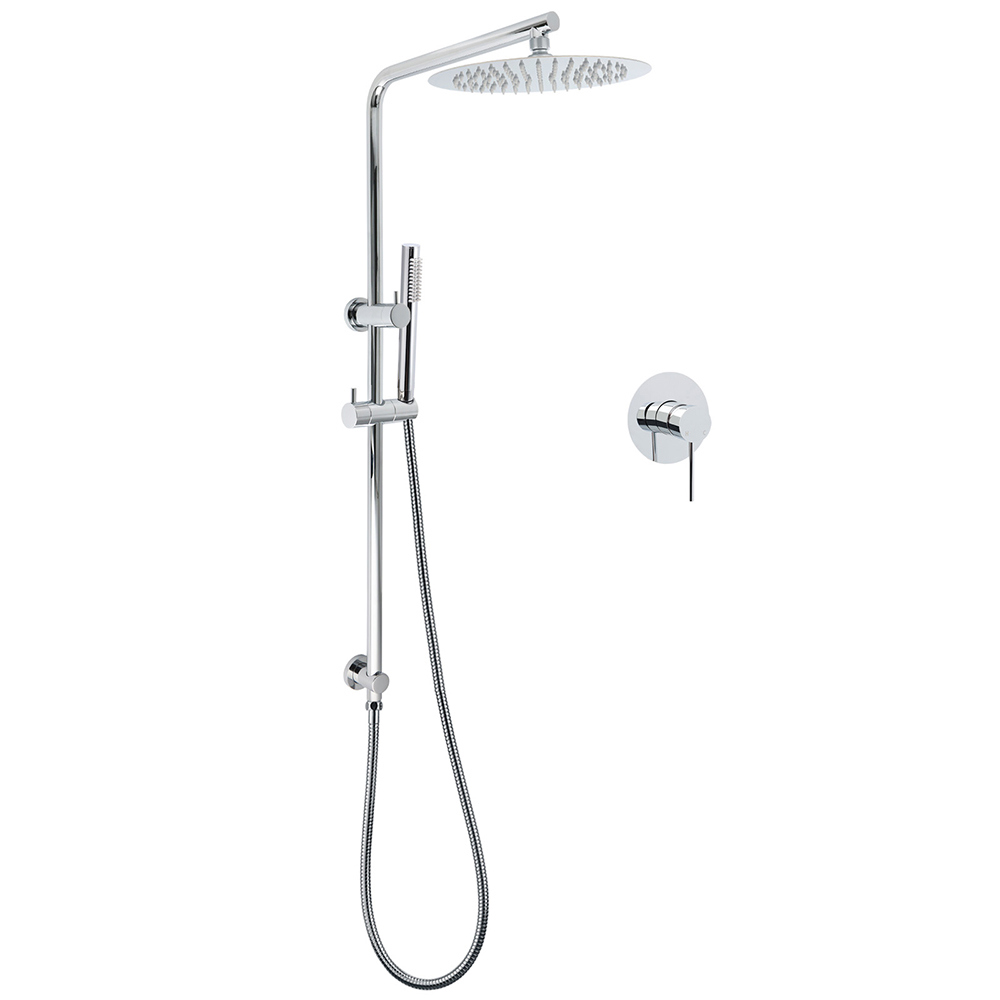WELS 2 In 1 Shower Head Set Sliding Rail 3 Mode Handheld Arm 10
