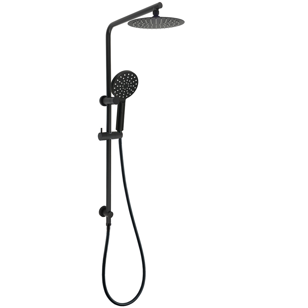 WELS Matt Black Round 2in1 8