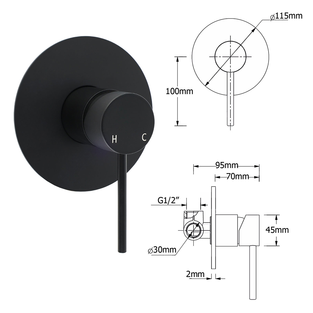 WELS Matt Black 10