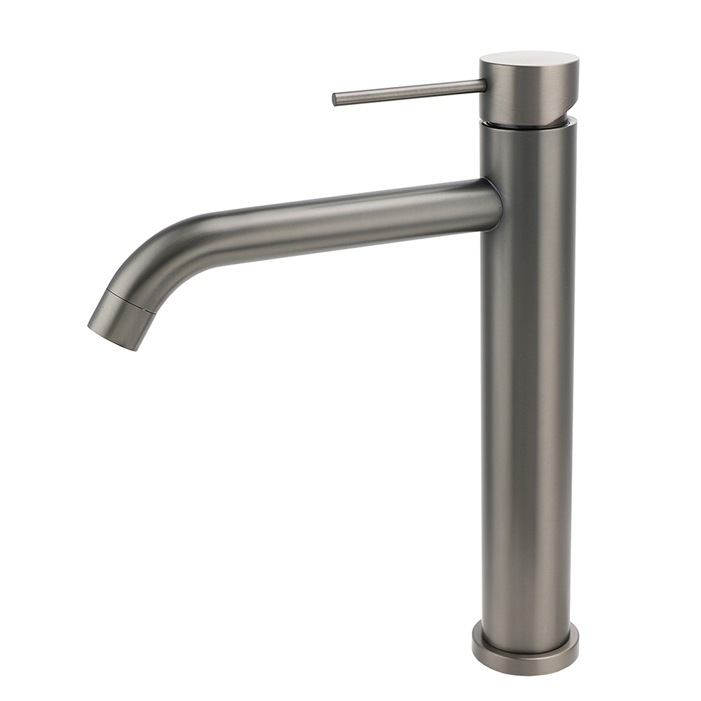WELS Gunmtal Grey Tall Kitchen Laundry Basin Mixer Vanity Sink Faucet Tap Valve - Image 1