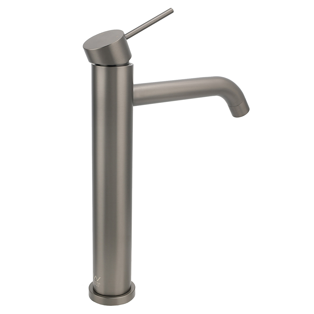 WELS Gunmtal Grey Tall Kitchen Laundry Basin Mixer Vanity Sink Faucet Tap Valve - Image 3