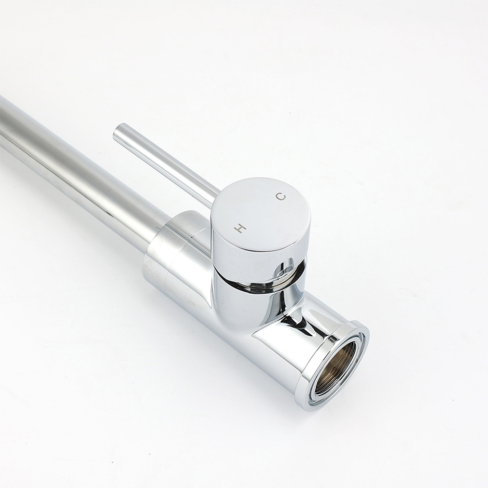 WELS Chrome Kitchen Laundry Swivel Sink Mixer Faucet Tap Spout Stainless Steel - Image 5