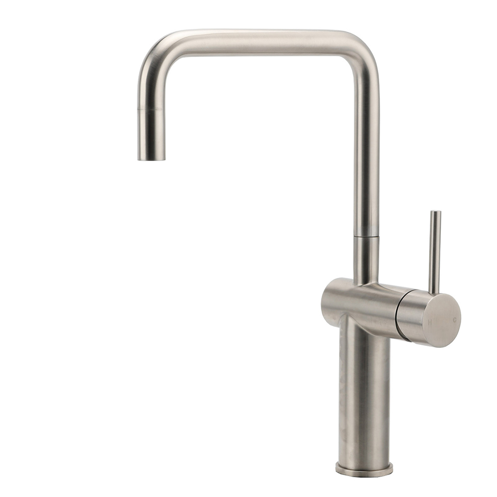 WELS 6L/m Kitchen Laundry 360º Swivel Sink Mixer Faucet Tap Spout Brushed Silver - Image 1