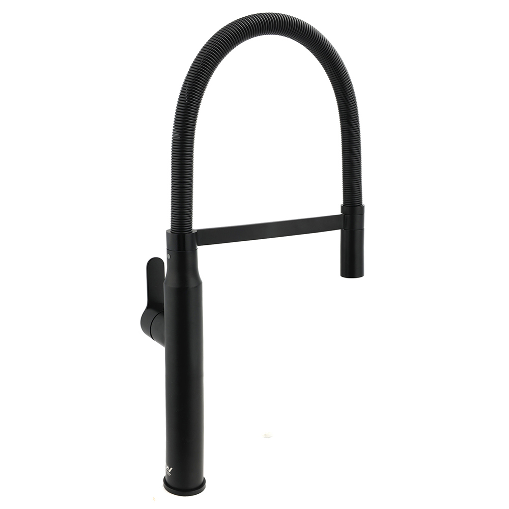 Matt Black Kitchen Sink Basin Mixer 360º Swivel Faucet Tap Pull Out Spout WELS - Image 2
