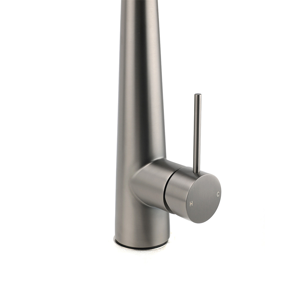 WELS Gun Metal Grey Pull Out Kitchen Sink Tap Basin Mixer Faucet Flexible Spout - Image 5