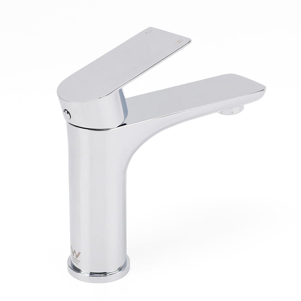 WELS Bathroom Vanity Kitchen Laundry Round Chrome Basin Mixer Sink Faucet Tap - Image 3