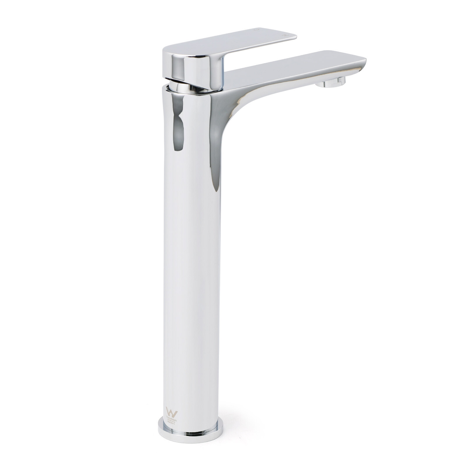 WELS Bathroom Chrome Round Tall Basin Mixer Vanity Faucet Laundry Counter Tap - Image 4