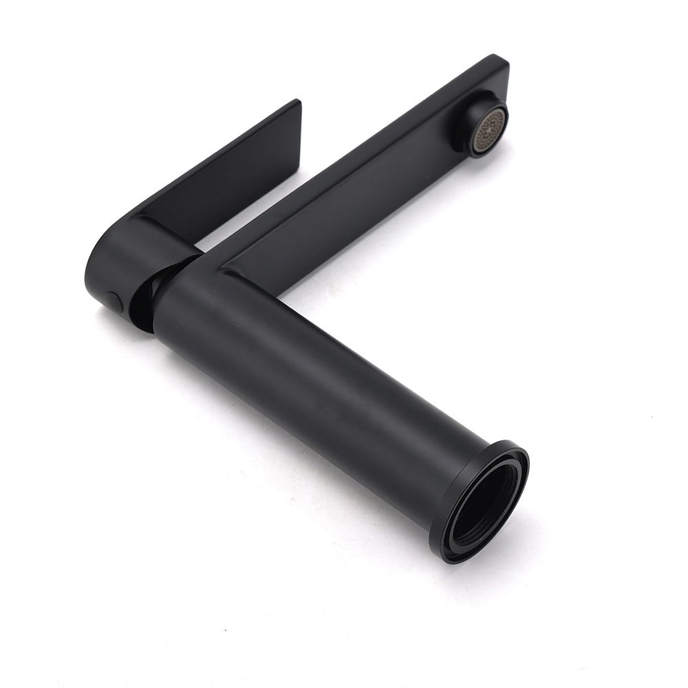 WELS Matt Black Square Short Basin Mixer Vanity Sink Faucet Laundry Spout Tap - Image 6