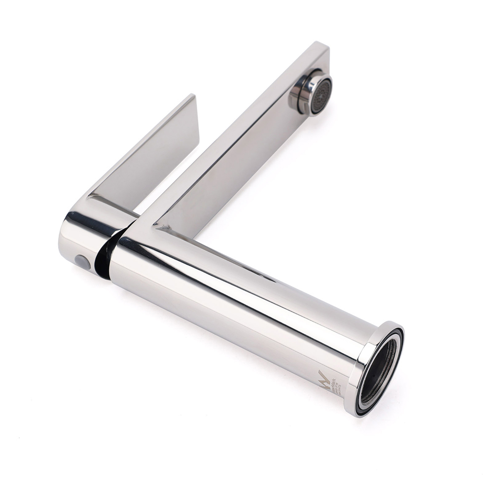 WELS Chrome Short Basin Mixer Vanity Sink Faucet Kitchen Laundry Spout Tap Set - Image 5