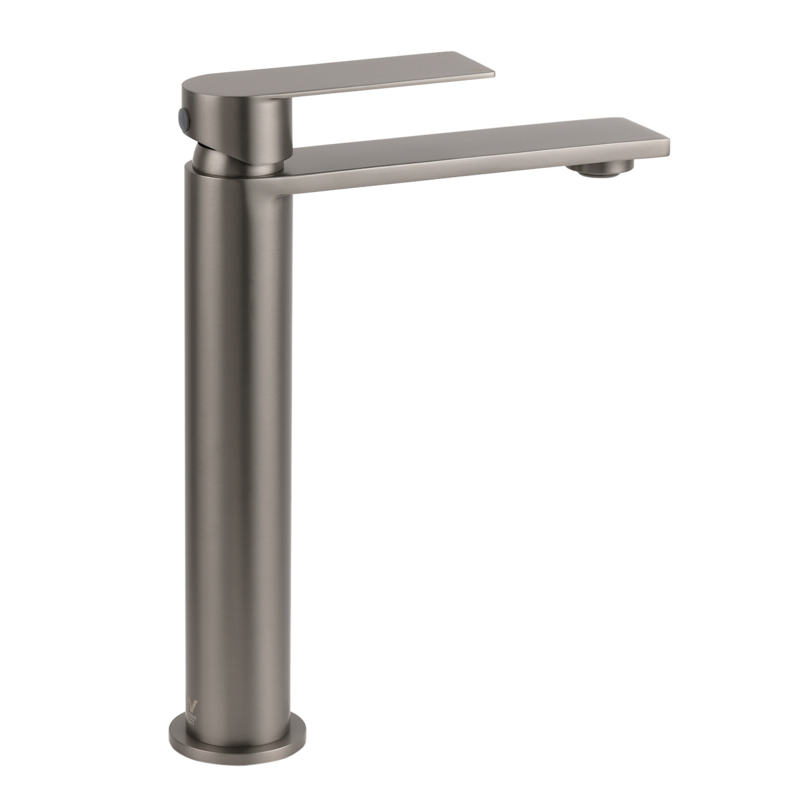 WELS Square Tall Flat Handle Basin Mixer Vanity Sink Faucet Spout Gun Metal Gey - Image 4