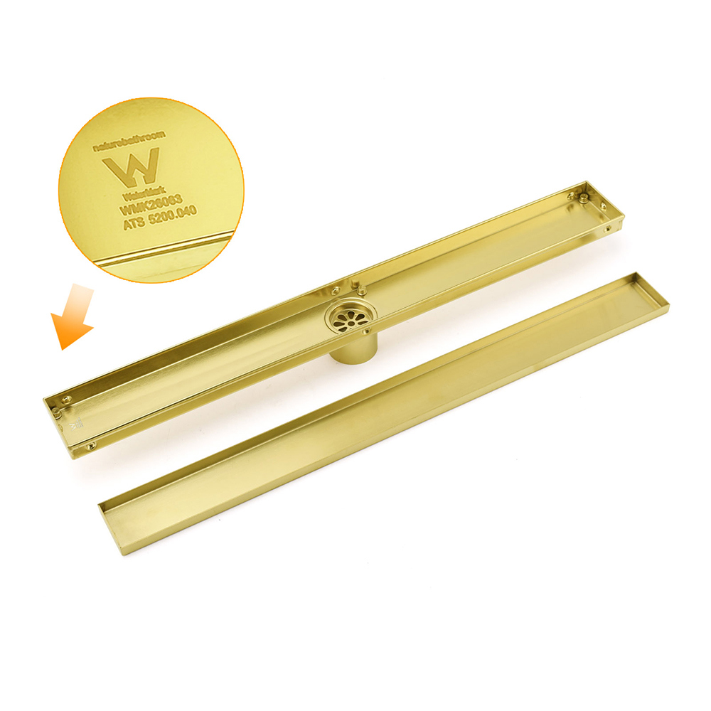 304 Stainless Steel 900mm Tile Insert Shower Grate Floor Drain 50mm Waste Outlet - Image 4