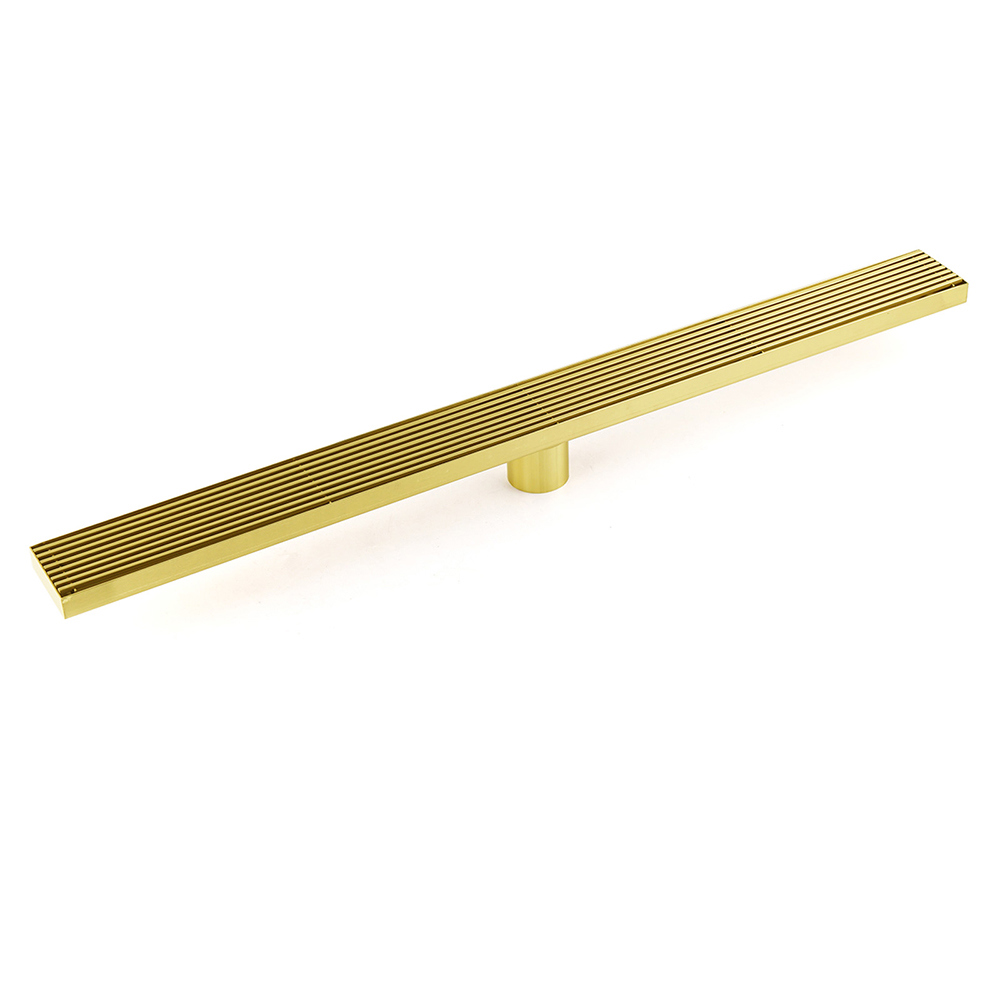 Brushed Gold 304 SUS 600mm Strip Fence Sword Shower Grate Floor Drain 50mm Waste - Image 1
