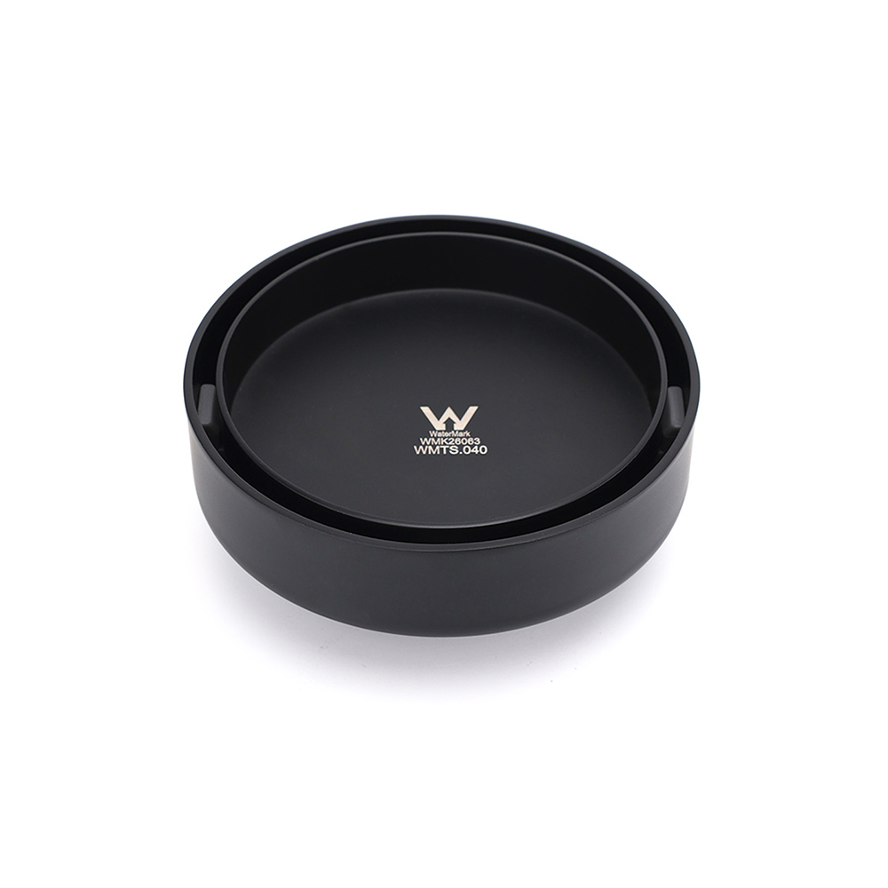 Watermark Matt Black Round 100mm Tile Insert Floor Drain Shower Grate 50mm Waste - Image 1