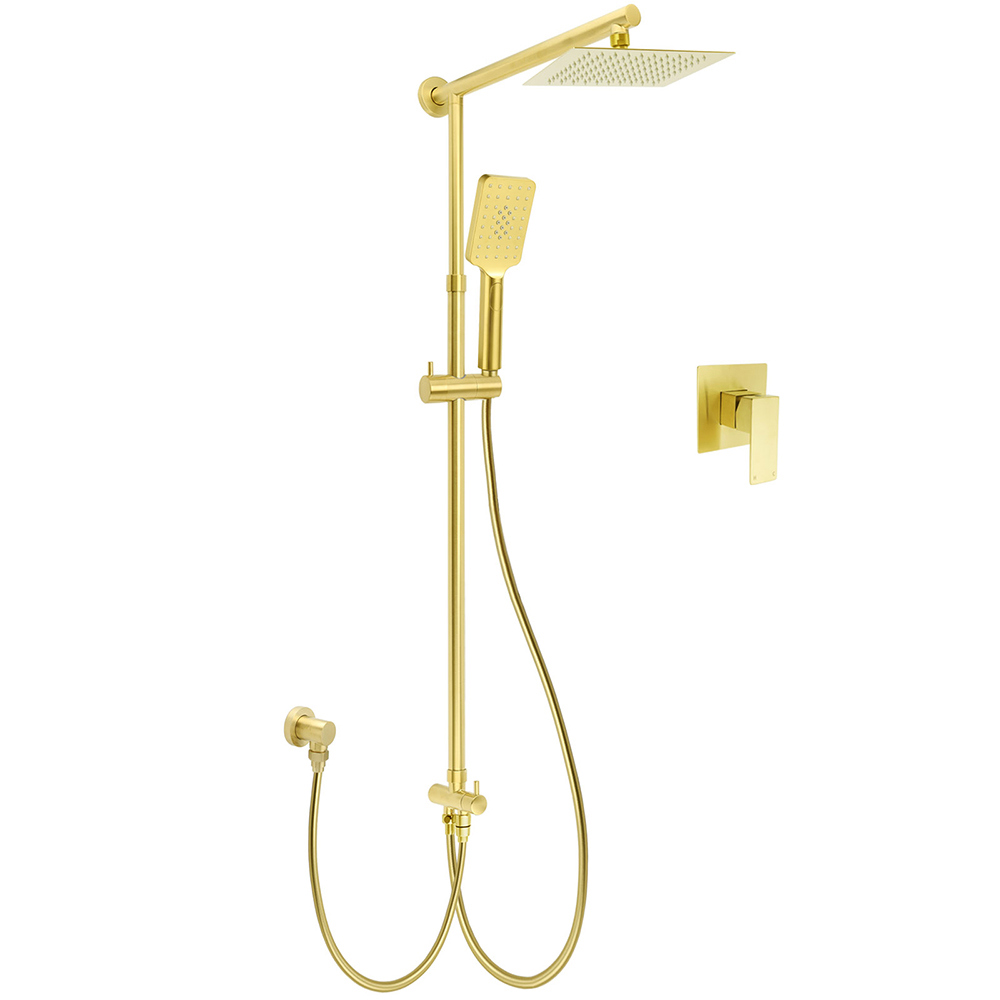 WELS Brushed Gold Square 8