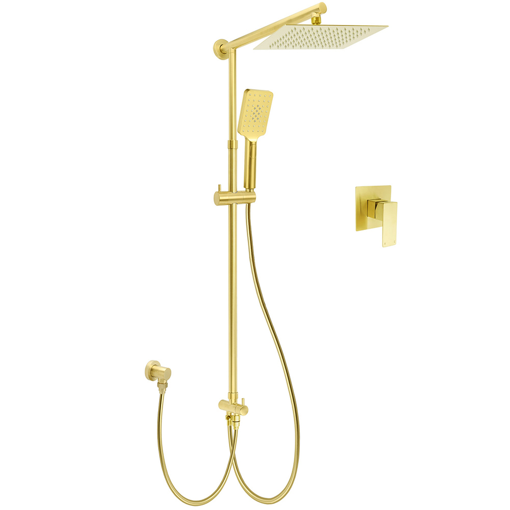 WELS Brushed Gold Square 10