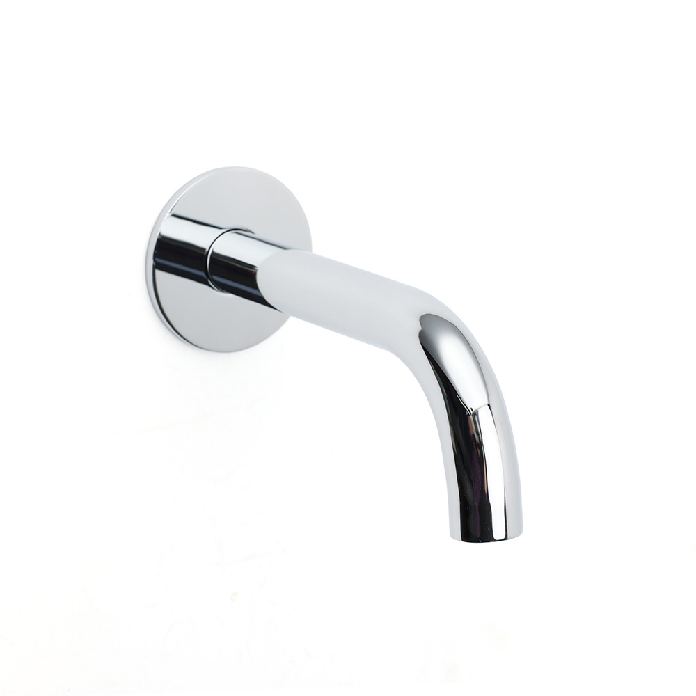 Polisehd Chrome Round Curve Faucet Water Outlet Swivel Bath Tub Filler Spout Set - Image 3