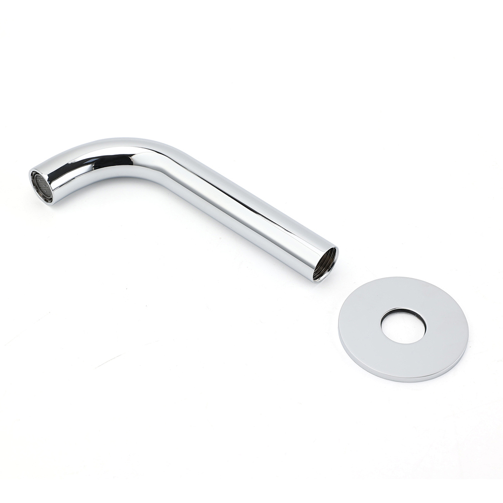 Polisehd Chrome Round Curve Faucet Water Outlet Swivel Bath Tub Filler Spout Set - Image 5