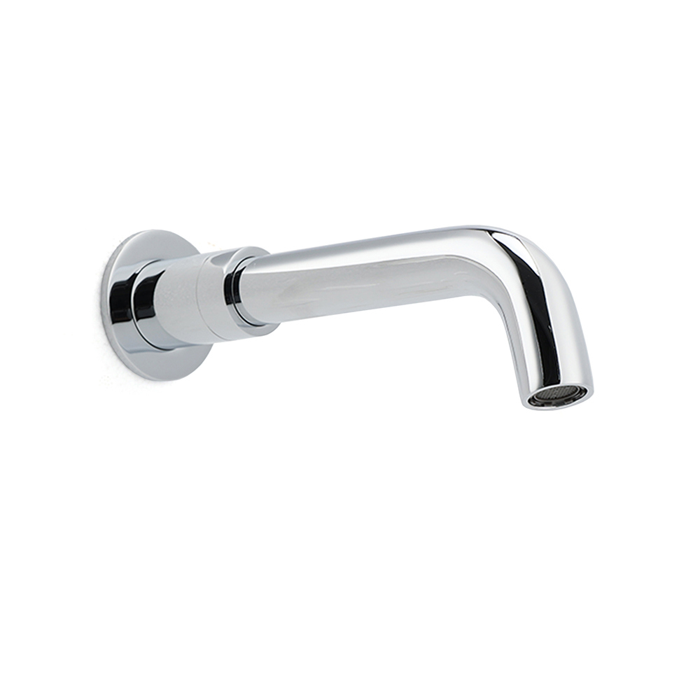 Round Chrome Curve Swivel Basin Faucet Bubble Water Outlet Swivel Bathtub Spout - Image 3