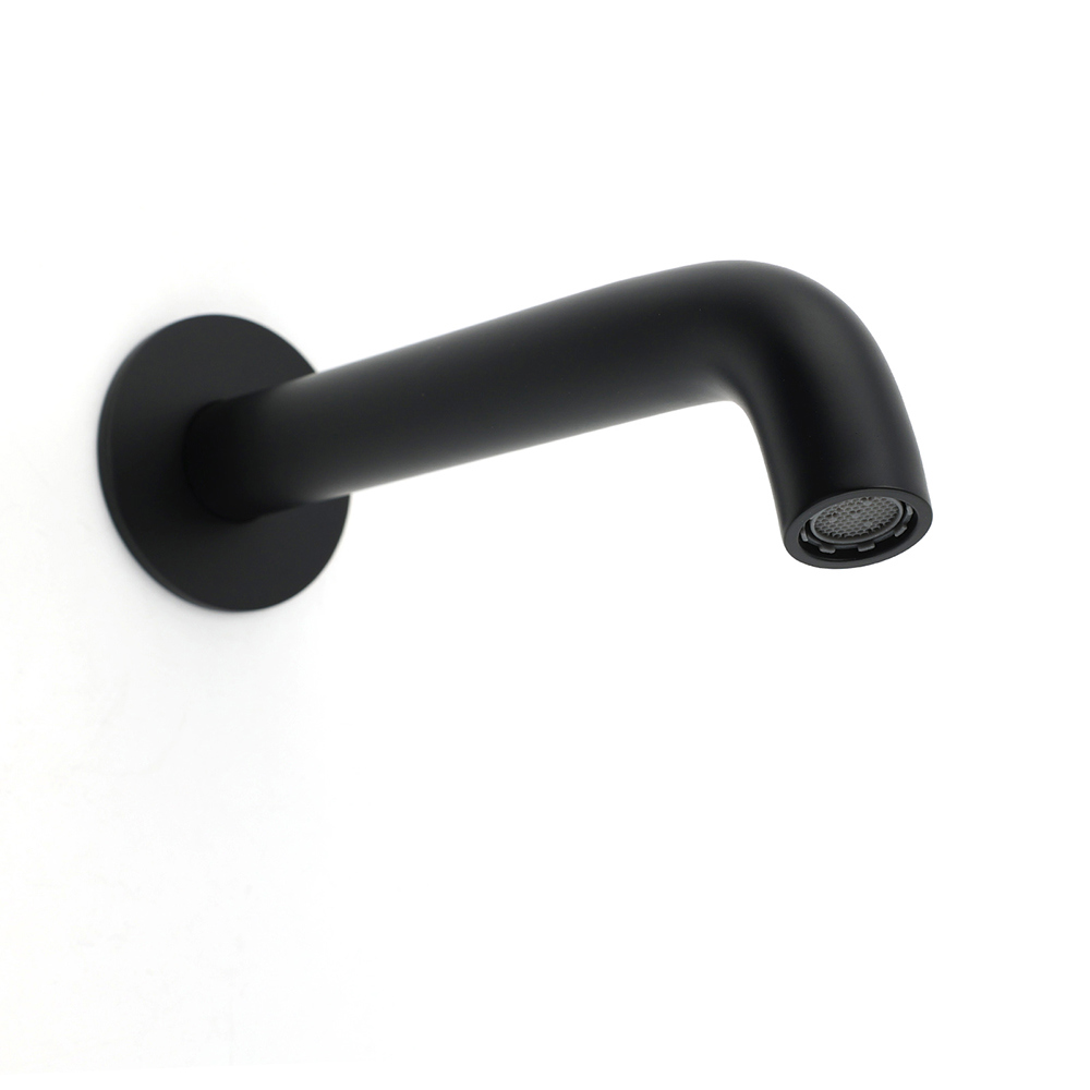 Matt Black Round Basin Faucet Bubble Water Outlet Stainless Steel Bath Tub Spout - Image 4