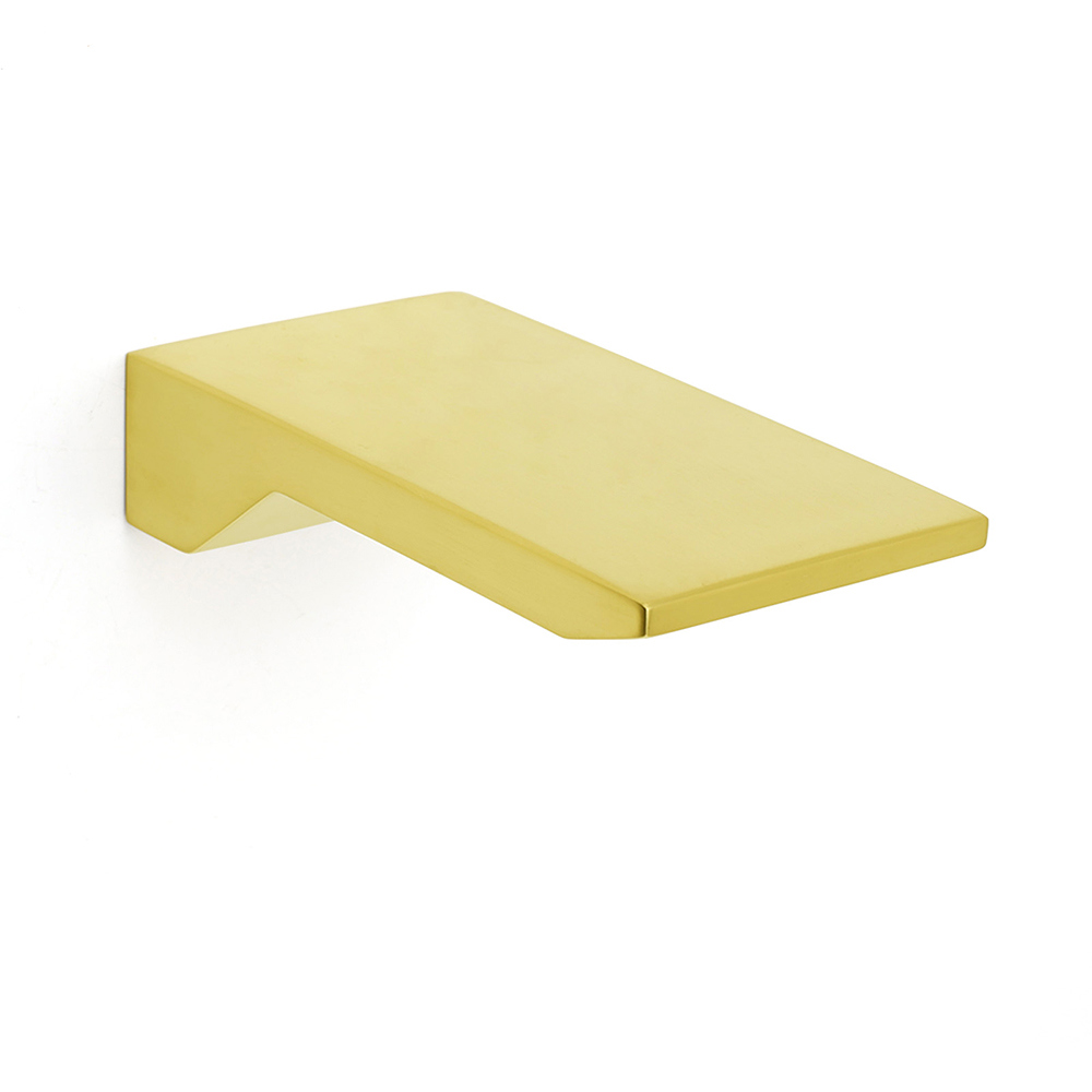 Brushed Gold Square Cubic Shower Bathtub Waterfall Spout Filler Outlet 1/2