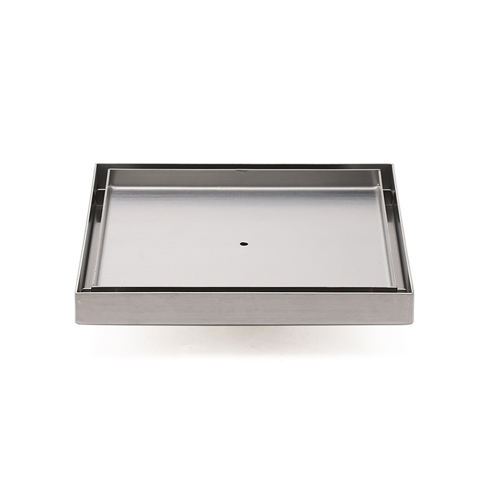 Bathroom 200x200mm Big Square Tile Insert Floor Drain Shower Grate 50mm Waste - Image 1