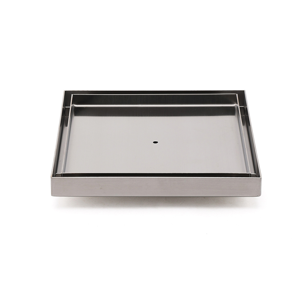 Bathroom Large Square 200x200mm Tile Insert Floor Drain Shower Grate 80mm Waste - Image 1