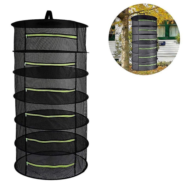 Drying Net, Foldable Mesh Hydroponic Drying Rack Drying Net for Herbs - Image 1
