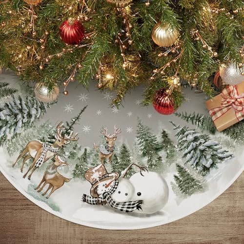 Christmas Tree Mat 36 Inch, Winter Season Christmas Tree Decoration - Image 1