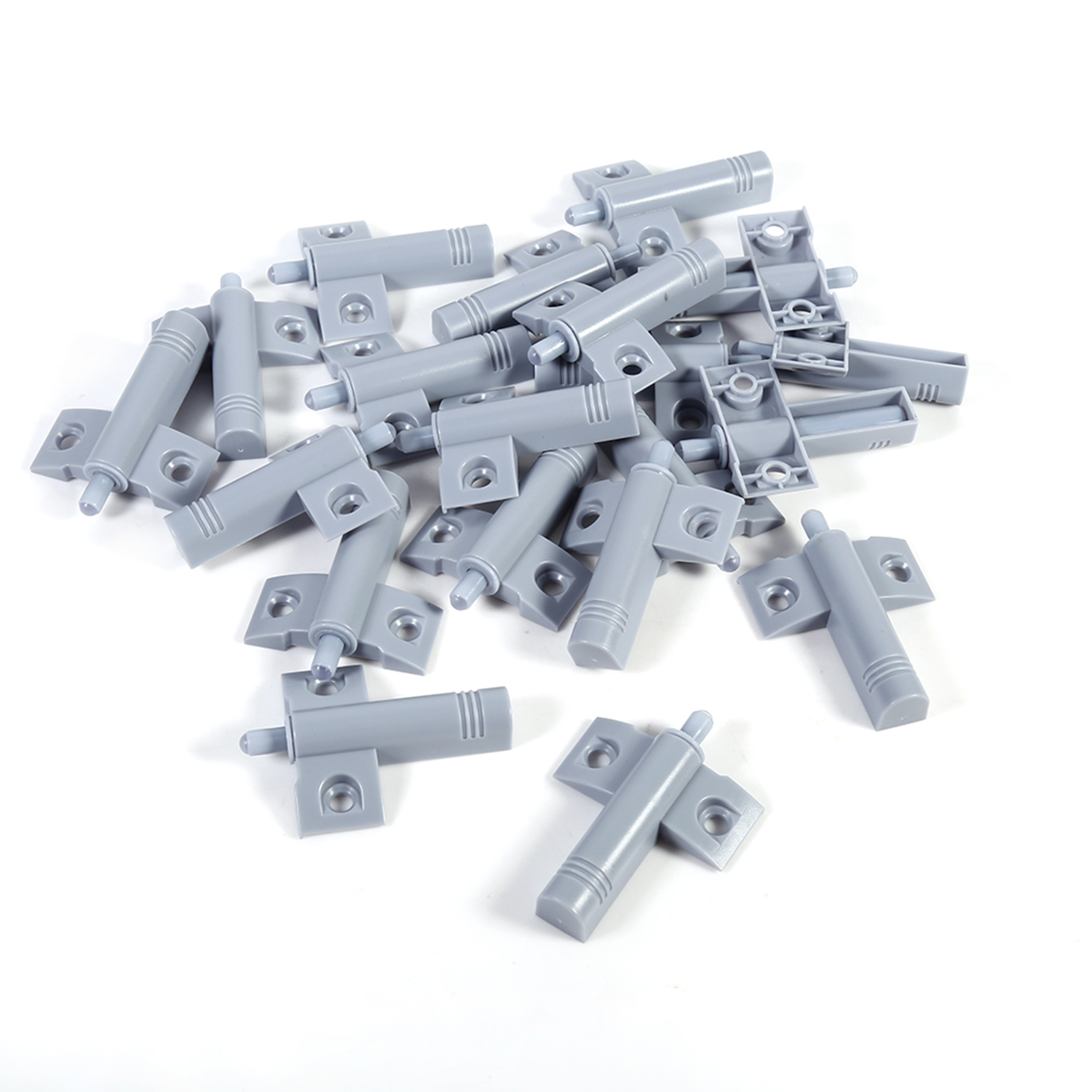 20pcs/pack Kitchen Door Stop Drawer Soft Quiet Closing Damper Buffers Grey/White - Image 2