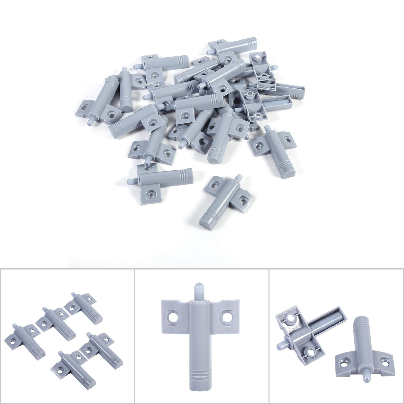 20pcs/pack Kitchen Door Stop Drawer Soft Quiet Closing Damper Buffers Grey/White - Image 6
