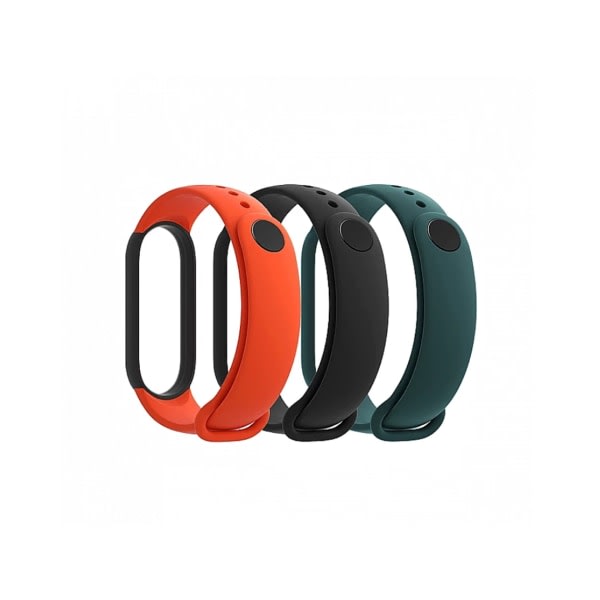 Sports Package Xiaomi Mi Smart Band 5 (Black, Orange and Green) - Image 1