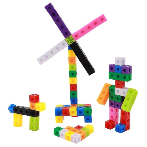 100pcs Children's Construction Toys Snap Cube Toys Educational - Image 3