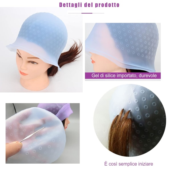 Hair Curl Cap - Hair Curls - Silicone - Hair Color - Image 2