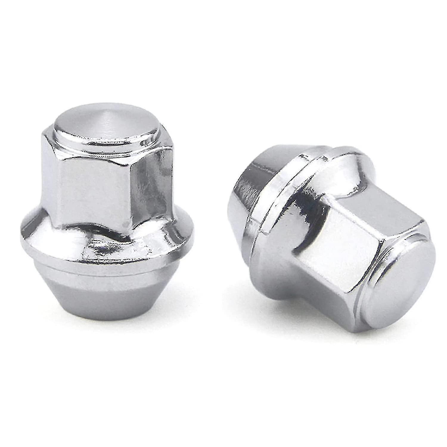 Aluminum Wheel Nuts. M12 X 1.5 Conical 19mm Hex Replacement for Ford Alloy Wheels (Silver) - Image 5