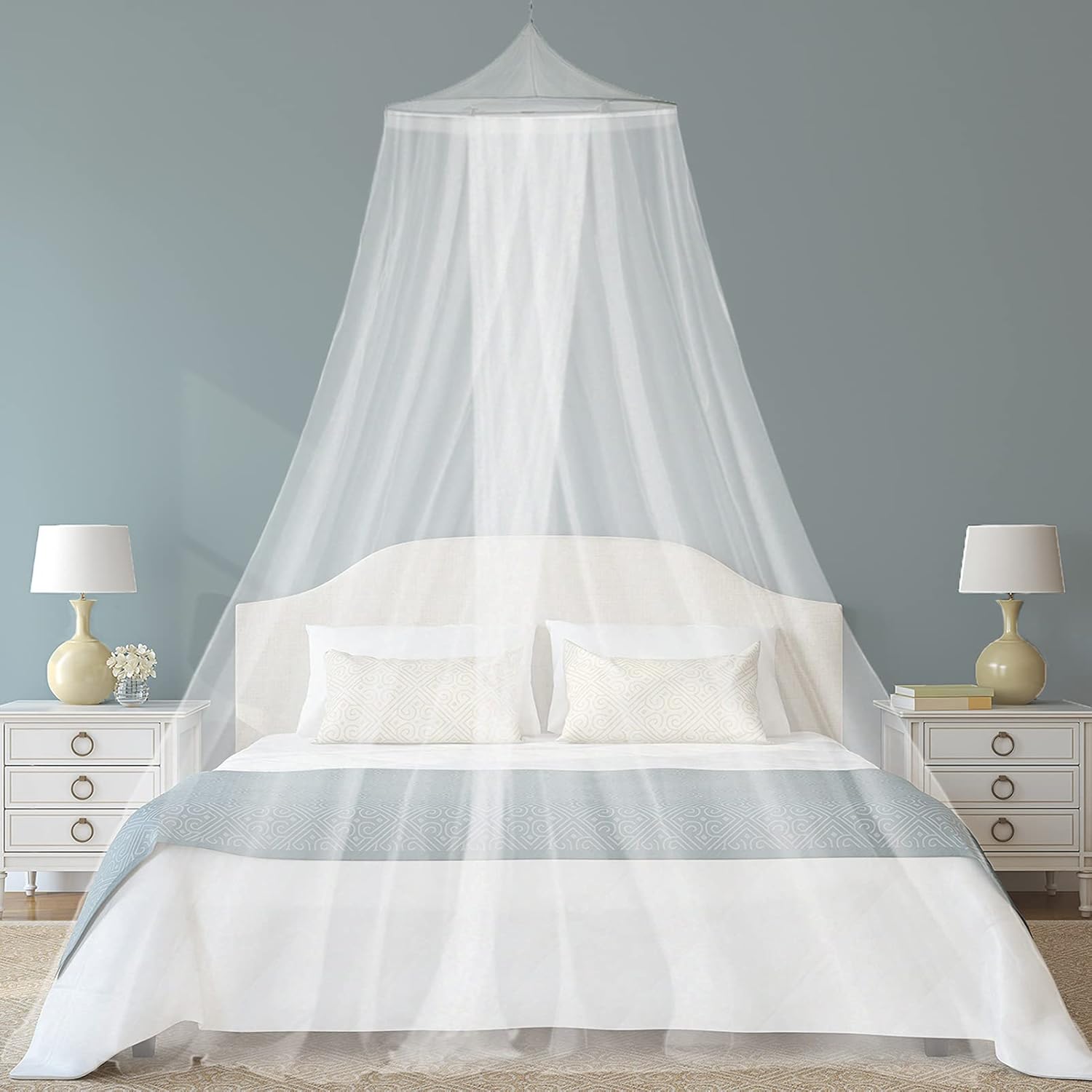 Bed canopy, bed canopy, single/double bed mosquito net, bed canopy adult/girl/baby/child mosquito net - Image 1