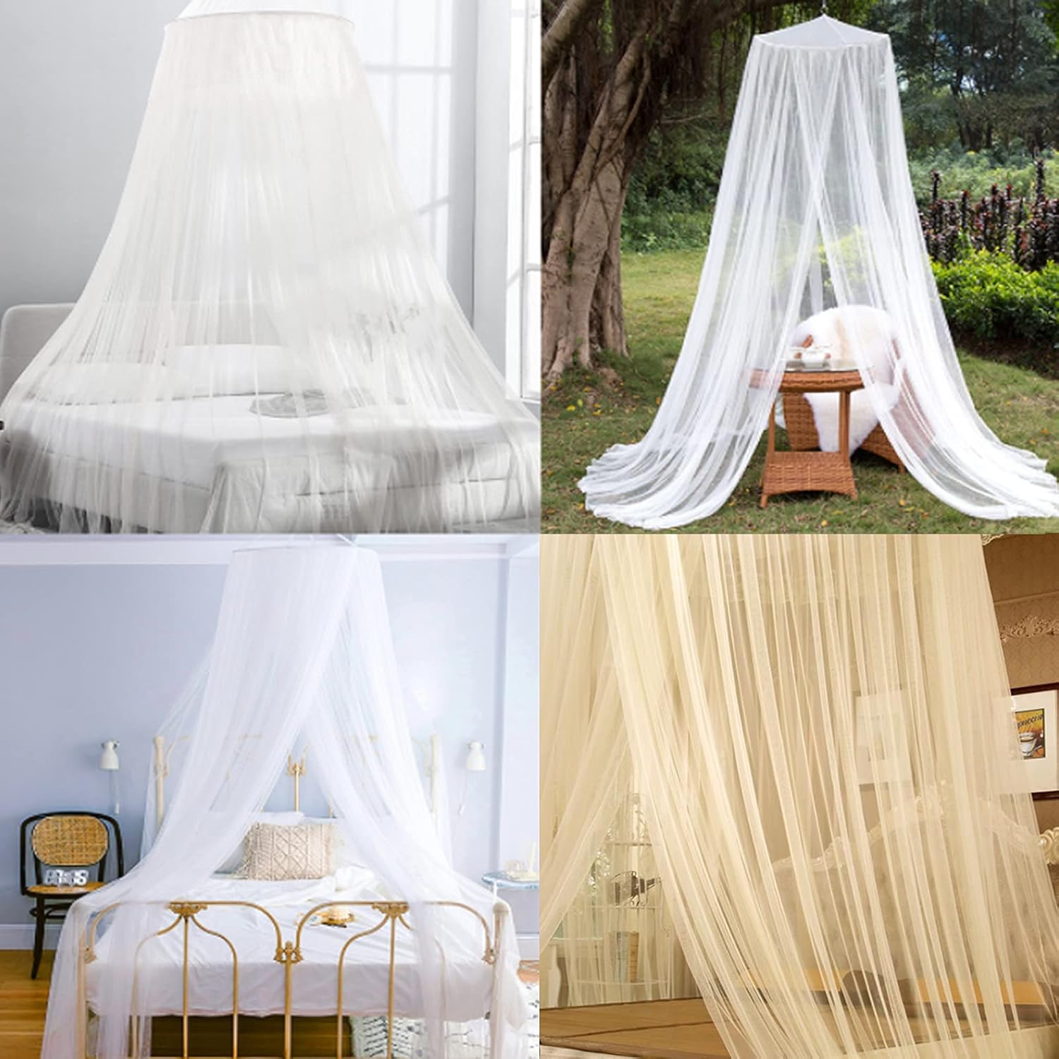 Bed canopy, bed canopy, single/double bed mosquito net, bed canopy adult/girl/baby/child mosquito net - Image 2