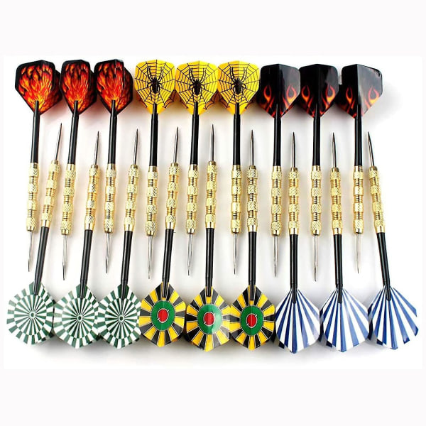 18-pack of stainless steel arrows with steel tips - Image 1