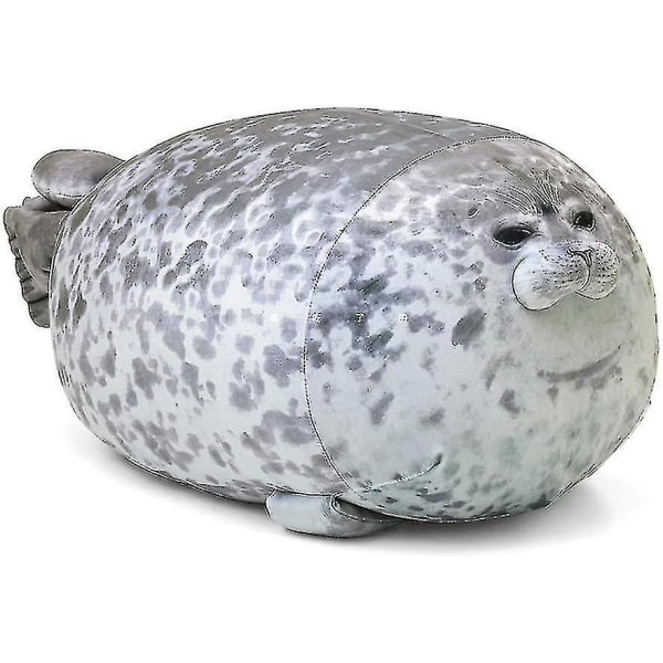 60cm seal pillow, chubby blob seal pillow Cute seal stuffed animal cotton plush toy Pillow Co - Image 1