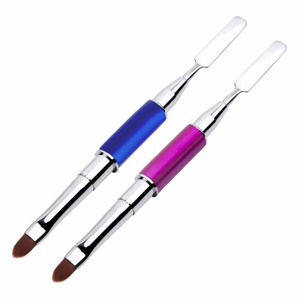 2pcs Polygel Brush and Picker with Double Ends, 2 in 1 Design Polygel_max - Image 1