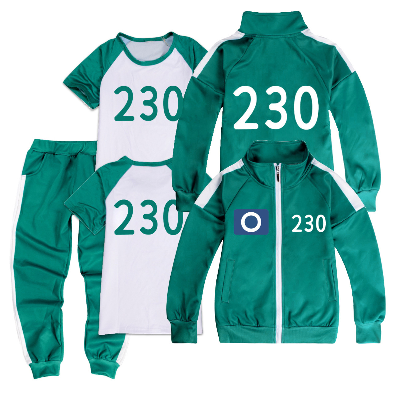 Squid Game, sportswear, complete set with rope 230 122 - Image 1